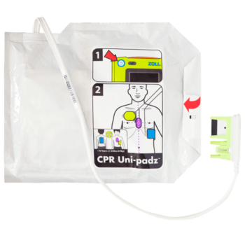Programvaruversion 6 för Zoll AED 3 innebär förändringar för användning av Zoll CPR Uni-Padz på barn