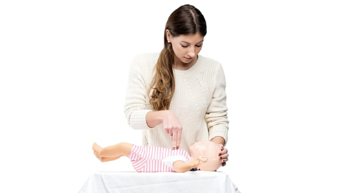 Baby Anne 1 st med väska (Ljushud) - 6528