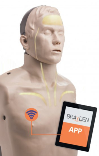 Brayden PRO HLR-docka med Bluetooth App och röd LED-belysning - 6786