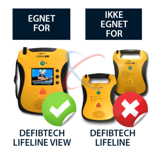 Defibtech Lifeline VIEW elektroder barn - 9734