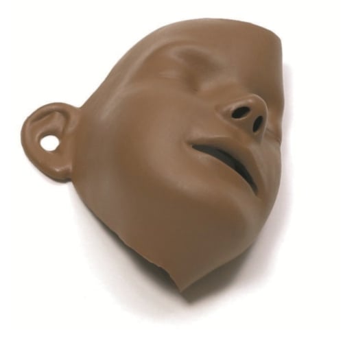 Laerdal Little Junior/ Resusci Junior Ansikten Mörk Hud (6 st.) - 10812