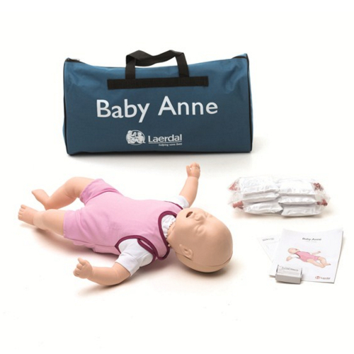 Baby Anne 1 st med väska (Ljushud) - 6526