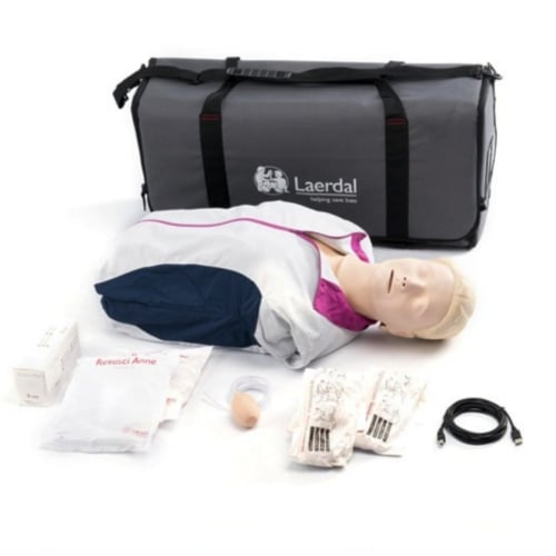 Resusci Anne QCPR halvkroppsdocka i bärväska - 10498