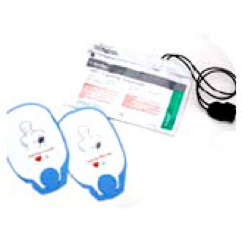 Physio-Control LifePak 500/1000 - övningselektroder 5-pack + kabel - 3136