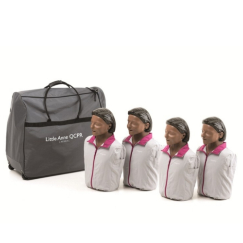 Laerdal Little Anne QCPR (mörk hud) - 4 pack - 1808