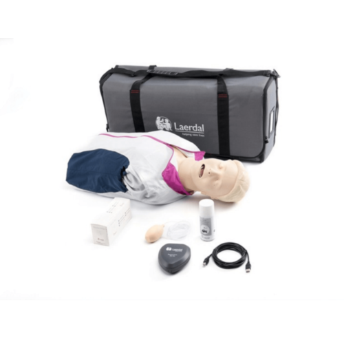 Resusci Anne QCPR AW halvkroppsdocka med bärväska - 9587