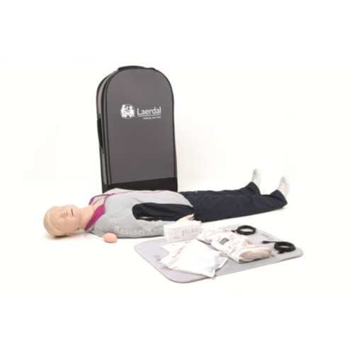 Resusci Anne QCPR helkroppsdocka i dragväska - 9583