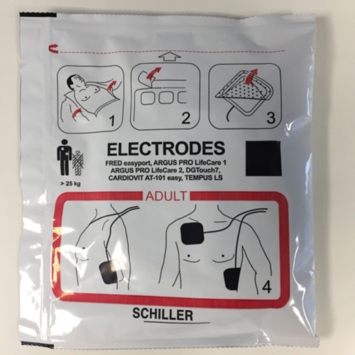 ELEKTRODER TILL SCHILLER FRED EASYPORT, EJ FÖRANSLUTNA