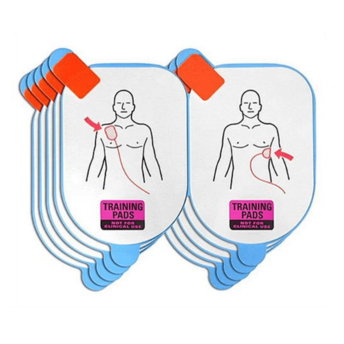 Defibtech ersättningsplattor till övningselektroder för vuxna - 3735