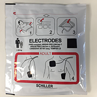 ELEKTRODER TILL SCHILLER FRED EASYPORT, EJ FÖRANSLUTNA
